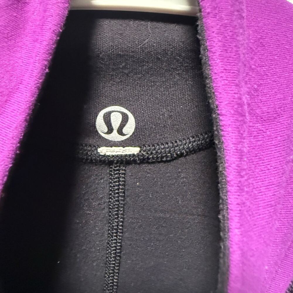 Lululemon Run U-Turn Pullover Violet/Black XS - Picture 3 of 7